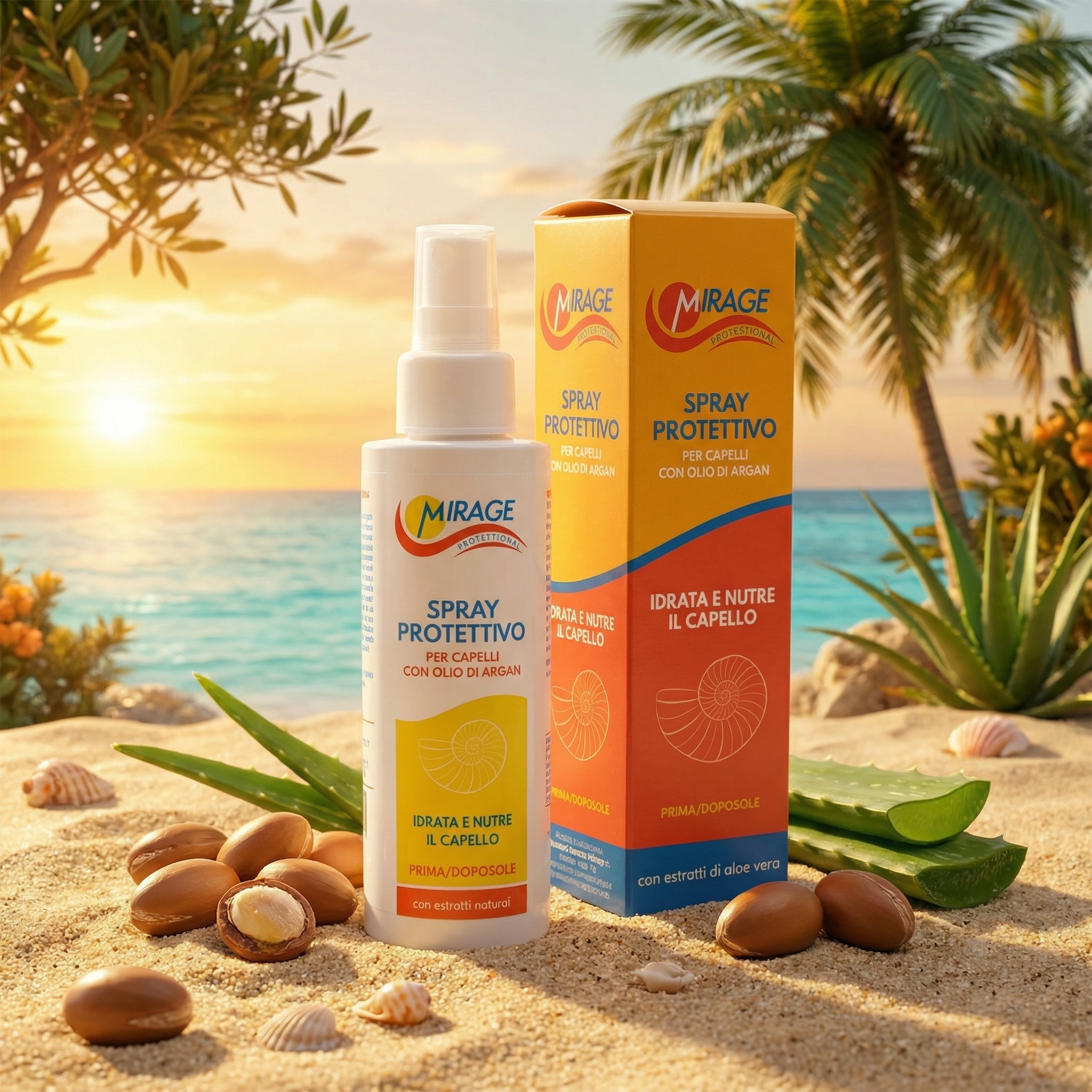 Mirage Professional – Spray Protettivo per Capelli con Olio di Argan